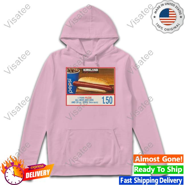 1.50 Costco Hot Dog & Soda Combo With Refill Hoodie